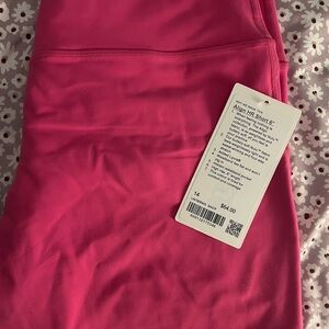 Pink Align HR Shorts sonic pink